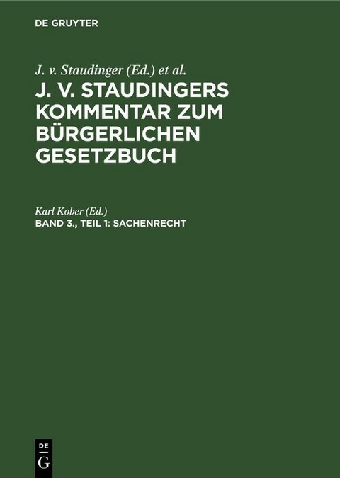Sachenrecht - 