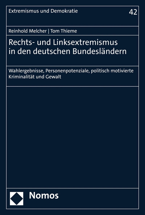 Rechts- und Linksextremismus in den deutschen Bundesl&auml;ndern - Reinhold Melcher, Tom Thieme