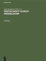 Festschrift Ulrich Middeldorf - 