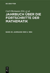 Jahrgang 1893 u. 1894 - 