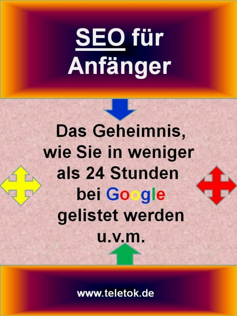 Seo f&uuml;r Anf&auml;nger -  T. Mavero