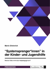 "Systemsprenger*innen" in der Kinder- und Jugendhilfe. Welche Rolle nimmt die Heilp&auml;dagogik ein? - Marie Dieterich