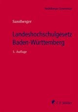 Landeshochschulgesetz Baden-W&uuml;rttemberg - Georg Sandberger