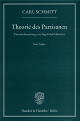 Theorie des Partisanen. - Carl Schmitt
