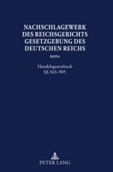 Nachschlagewerk des Reichsgerichts &ndash; Gesetzgebung des Deutschen Reichs - 