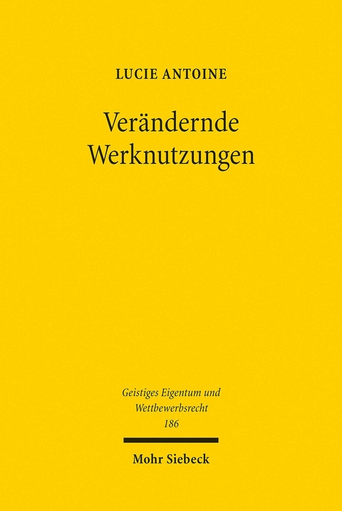 Verändernde Werknutzungen -  Lucie Antoine