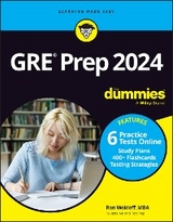 GRE Prep 2024 For Dummies with Online Practice - Ron Woldoff