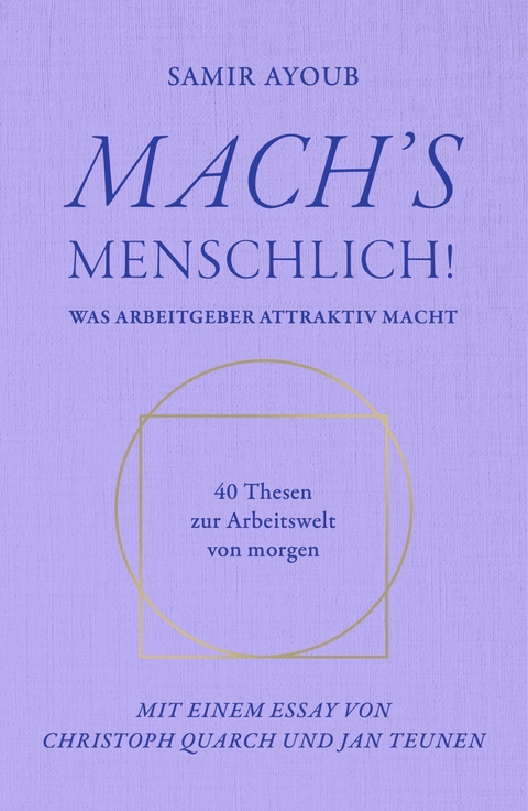 MACH&rsquo;S MENSCHLICH! - Samir Ayoub