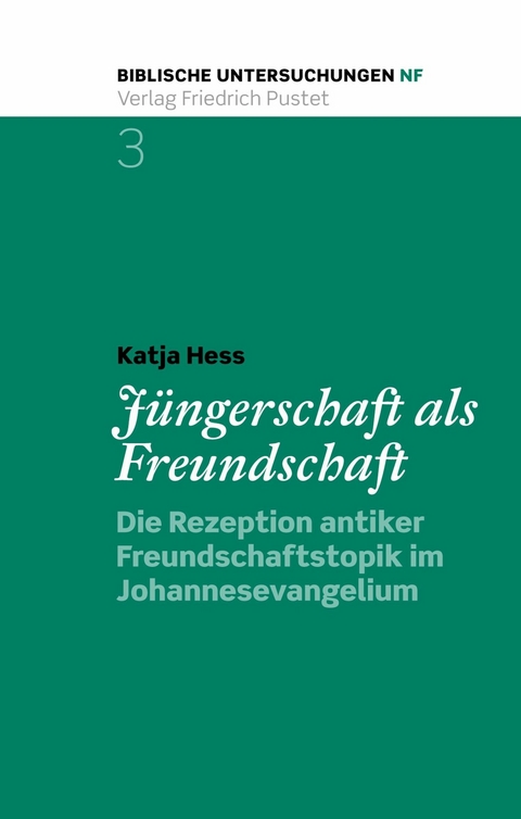 J&uuml;ngerschaft als Freundschaft - Katja Hess