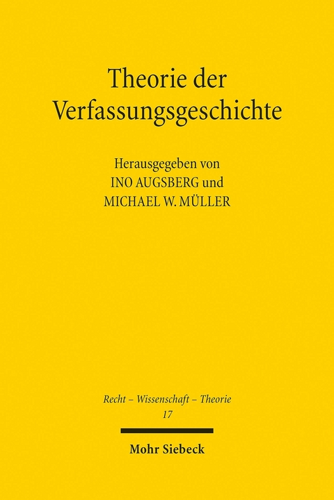 Theorie der Verfassungsgeschichte - 