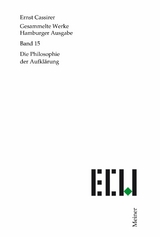 Die Philosophie der Aufkl&auml;rung -  Ernst Cassirer