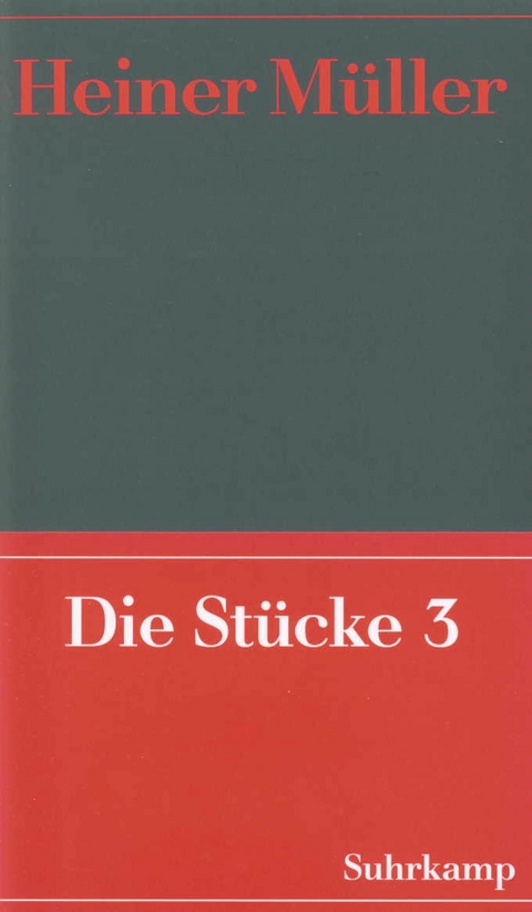 Werke - Heiner M&uuml;ller