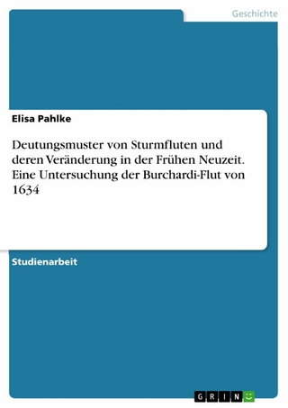 Deutungsmuster von Sturmfluten und deren Veränderung in der Frühen Neuzeit. Eine Untersuchung der Burchardi-Flut von 1634