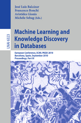 Machine Learning and Knowledge Discovery in Databases - 