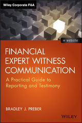 Financial Expert Witness Communication - Bradley J. Preber
