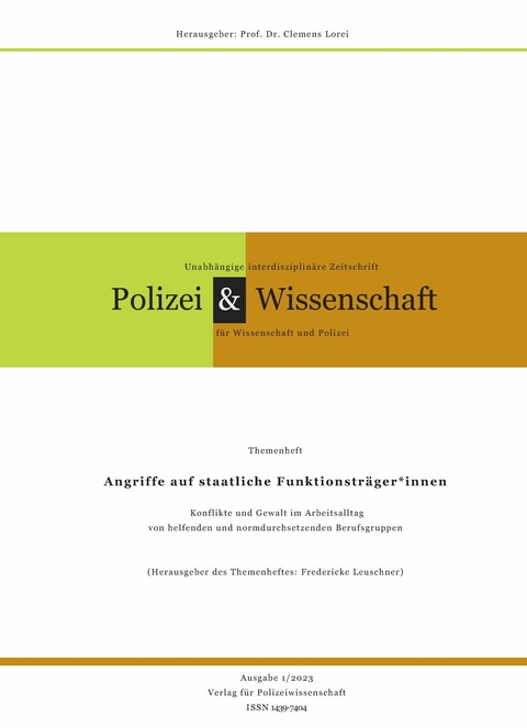 Zeitschrift Polizei & Wissenschaft - 