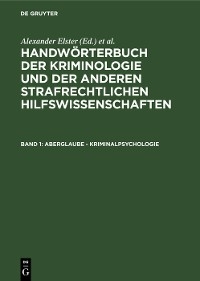 Aberglaube - Kriminalpsychologie - 