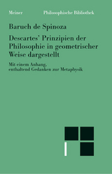 Descartes' Prinzipien der Philosophie - Baruch De Spinoza