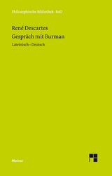 Gespr&auml;ch mit Burman - Ren&eacute; Descartes