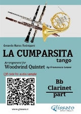 Bb Clarinet part "La Cumparsita" tango for Woodwind Quintet - Rodr&iacute;guez Gerardo Matos
