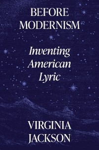 Before Modernism - Virginia Jackson