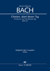 Christen, &auml;tzet diesen Tag (Klavierauszug) - Johann Sebastian Bach