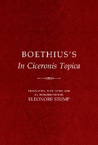 Boethius's "In Ciceronis Topica" -  Boethius
