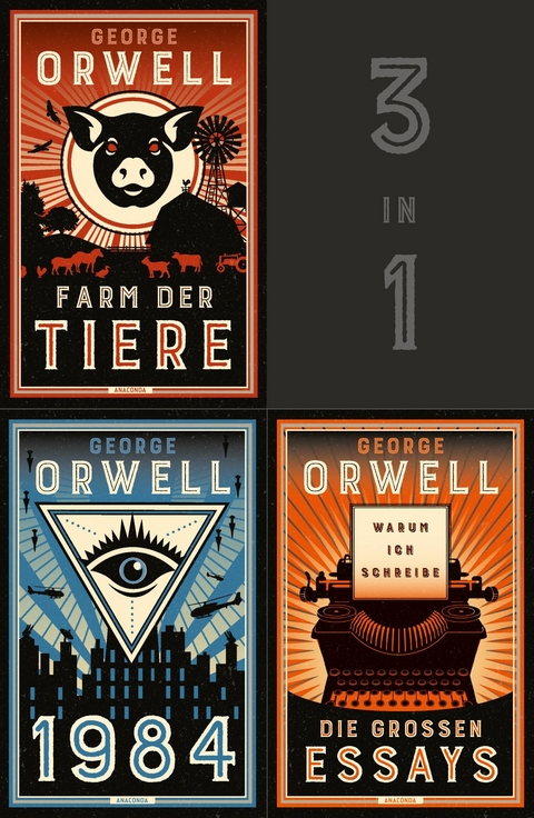 Gro&szlig;e Werke: Farm der Tiere / 1984 / Die gro&szlig;en Essays (3in1-Bundle) - George Orwell