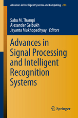 Advances in Signal Processing and Intelligent Recognition Systems - 