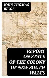 Report on State of the Colony of New South Wales