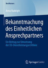Bekanntmachung des Einheitlichen Ansprechpartners - Anna Rudolph