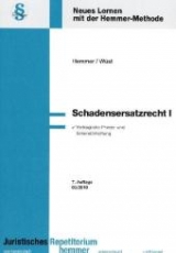 Schadenersatzrecht I - Karl E Hemmer, Achim W&uuml;st