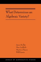 What Determines an Algebraic Variety? - János Kollár, Max Lieblich, Martin Olsson, Will Sawin