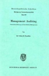 Management Auditing. - Volker H. Peem&ouml;ller