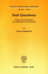 Pauli Quaestiones. - Justus Schmidt-Ott