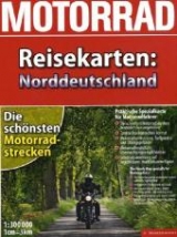 Motorrad-Reisekarte Norddeutschland