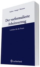 Der vorformulierte Arbeitsvertrag - Jens Suckow, Bernhard Striegel