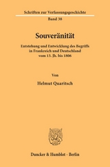 Souver&auml;nit&auml;t. - Helmut Quaritsch
