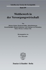 Wettbewerb in der Versorgungswirtschaft. - 