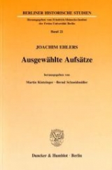 Ausgew&auml;hlte Aufs&auml;tze. - Joachim Ehlers