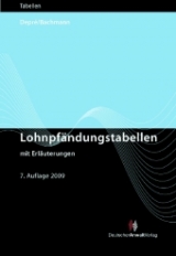 Lohnpf&auml;ndungstabellen mit Erl&auml;uterungen - Peter Depr&eacute;, Walter Bachmann