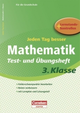 Jeden Tag besser - Mathematik / 3. Schuljahr - Test- und &Uuml;bungsheft mit Lernplan und Lernstandskontrollen - Claudia Hoppius