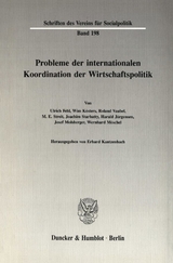 Probleme der Internationalen Koordination der Wirtschaftspolitik. - 