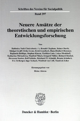 Neuere Ans&auml;tze der theoretischen und empirischen Entwicklungsforschung. - 
