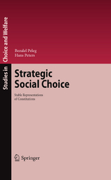 Strategic Social Choice - Bezalel Peleg, Hans Peters