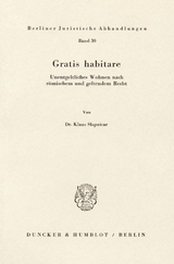 Gratis habitare. - Klaus Slapnicar