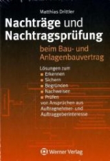 Nachtr&auml;ge und Nachtragspr&uuml;fung - Matthias Drittler