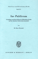 Ius Publicum. - Dieter Wyduckel