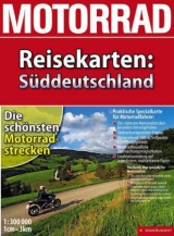 Motorrad-Reisekarten S&uuml;ddeutschland 1:300 000