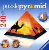 puzzlepyramid, Sonnenuntergang in der Wüste - 